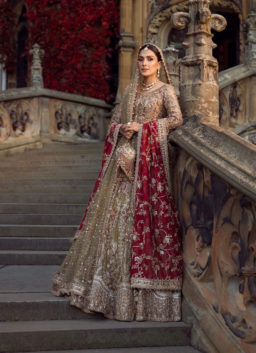 Golden Radiance Bridal Ensemble