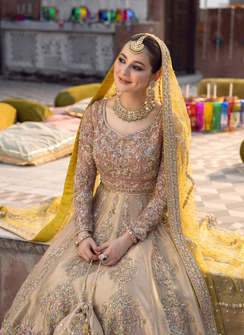 Golden Blooms Bridal Ensemble