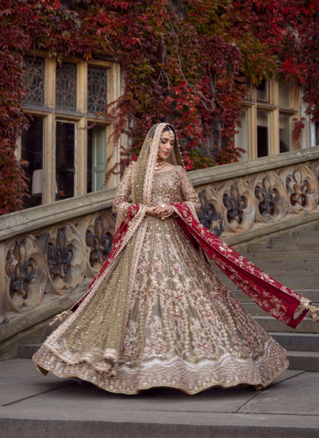 Golden Radiance Bridal Ensemble