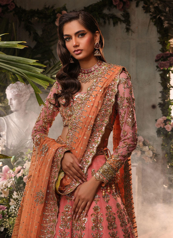 A Timeless Bridal Masterpiece in Pink and Gold