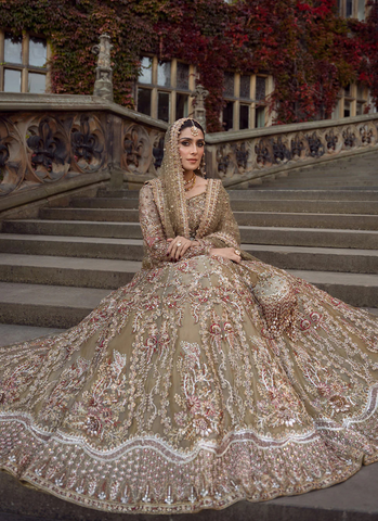 Golden Radiance Bridal Ensemble