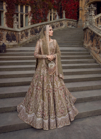 Golden Radiance Bridal Ensemble