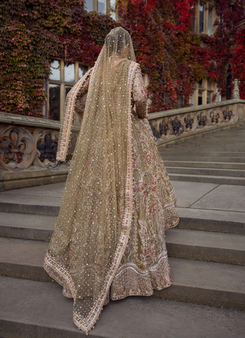 Golden Radiance Bridal Ensemble