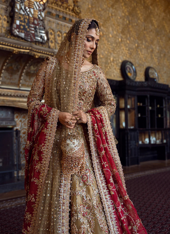 Golden Radiance Bridal Ensemble