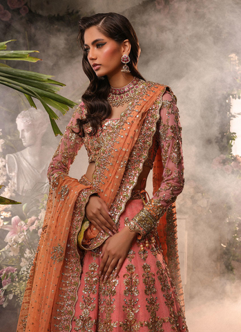 A Timeless Bridal Masterpiece in Pink and Gold