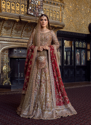 Golden Radiance Bridal Ensemble