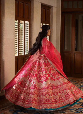 As Lovely as Its Name Gulabo – A Symphony of Sequins, Tilla, Gotta, and Majestic Mirror Work